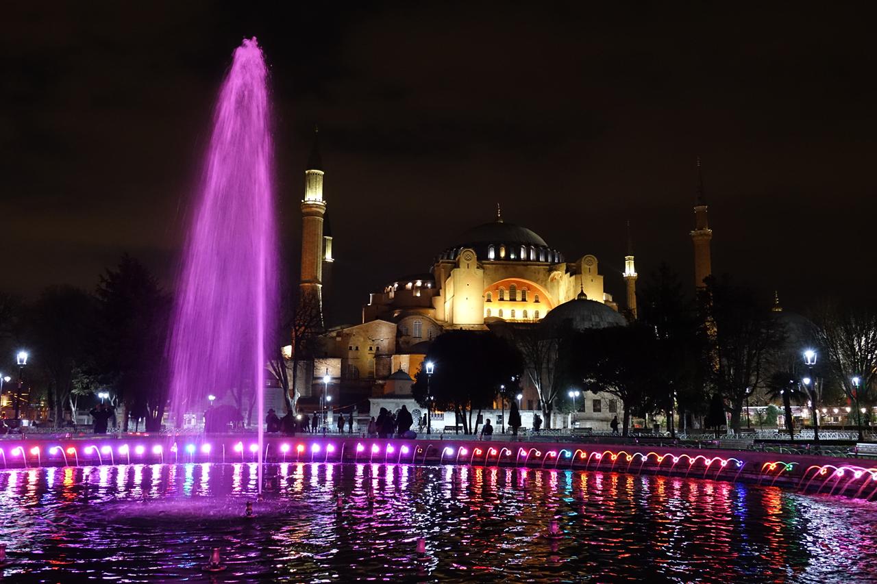 La mezquita de Santa Sofía en Estambul