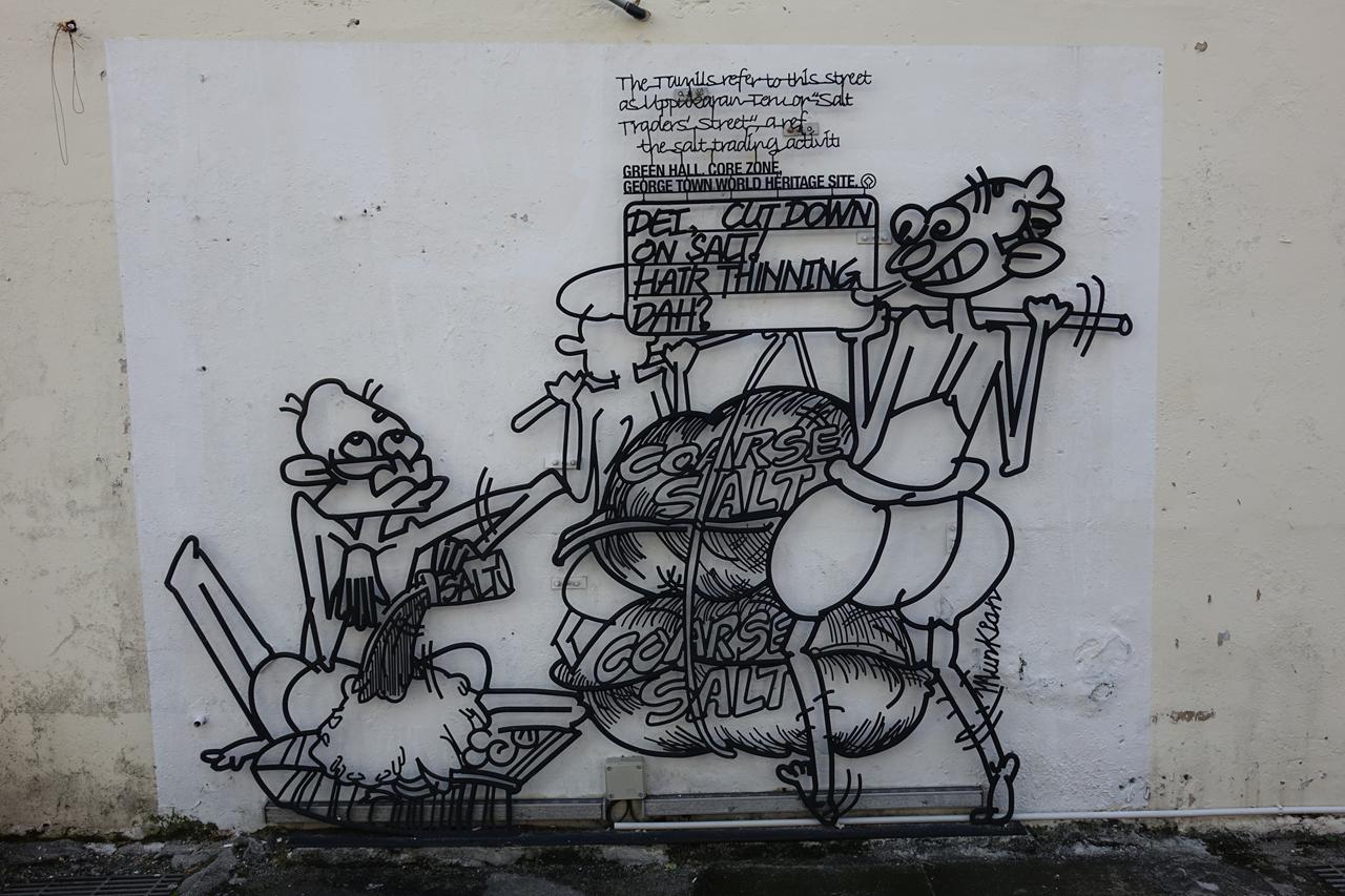 Arte urbano en George Town en Malasia