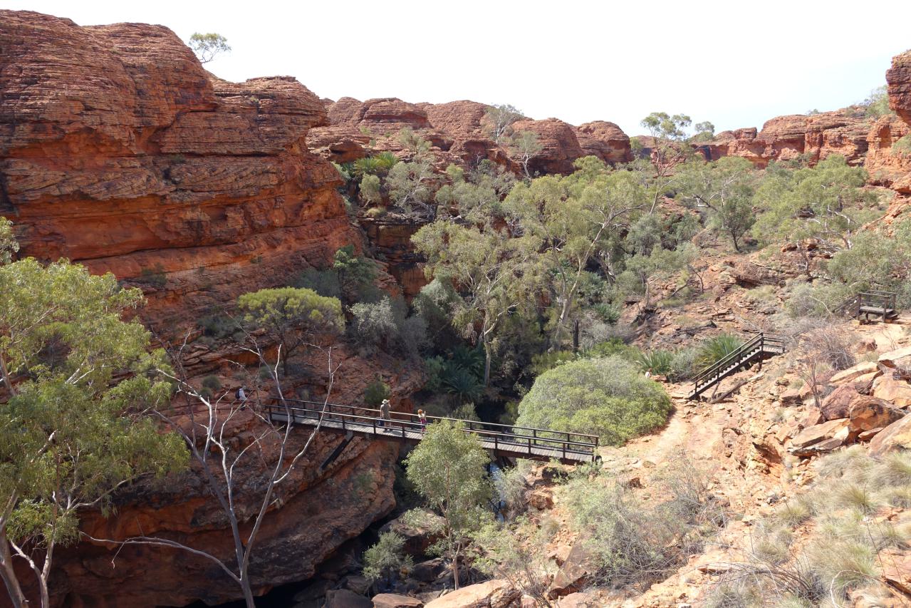 Kings Canyon en Watarrka National Park (Australia)
