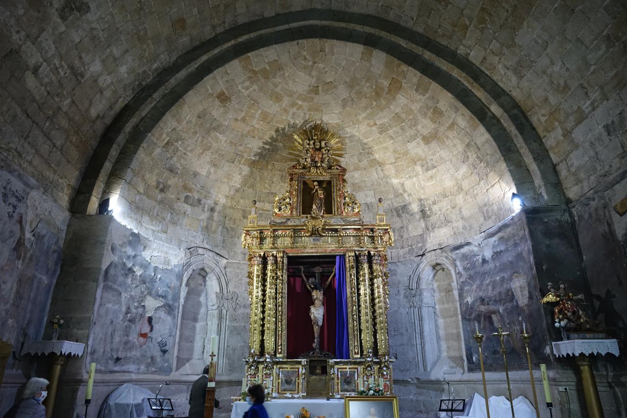 iglesia de Santa María del Castillo en Castronuño en Valladolid